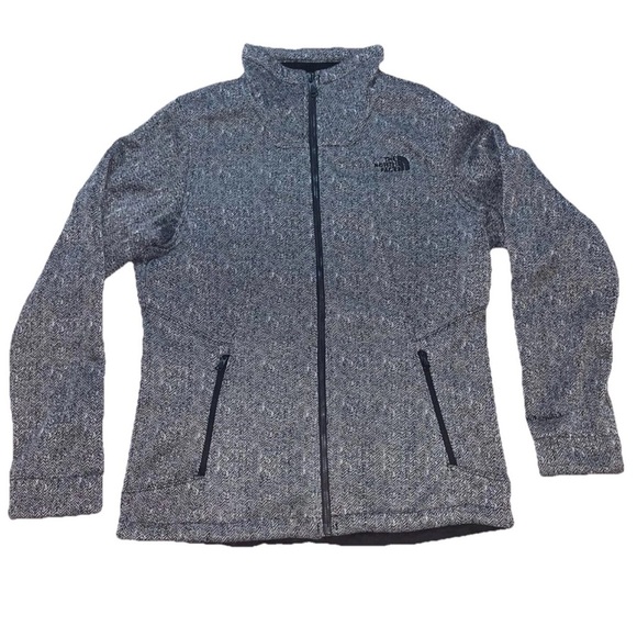 The North Face Women's Apex Chromium Thermal Jacket Med Gray/black Herringbone - Picture 1 of 12
